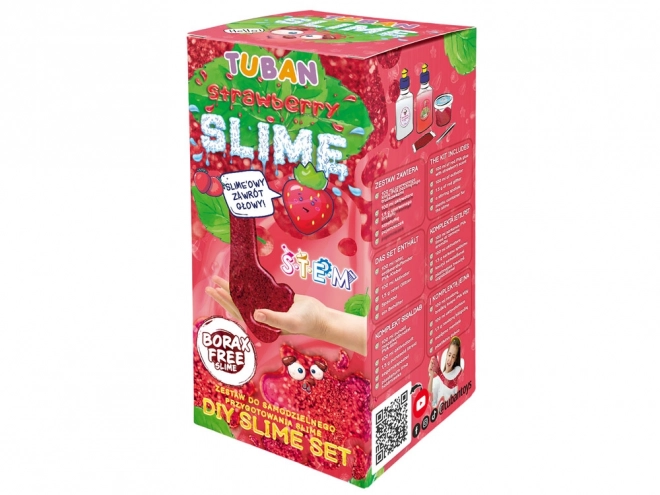 Szuper slime készlet - Eper