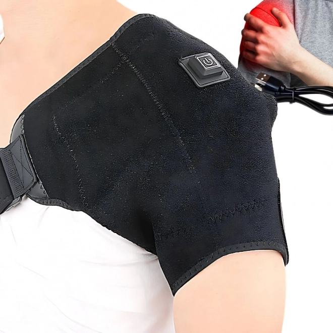 Vállrögzítő fűtéssel, USB csatlakozással