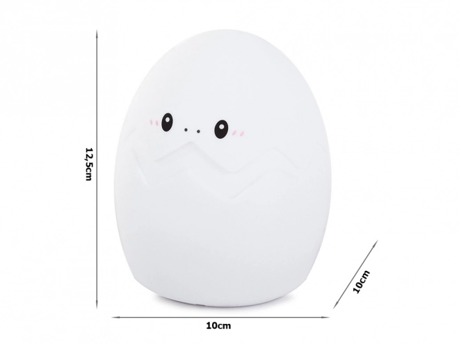 Érintésvezérelt RGB LED tojás éjjeli lámpa gyerekeknek