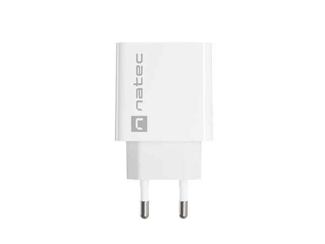 Natec Ribera fehér USB-A töltő