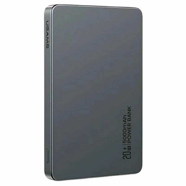 Indukciós Powerbank 5000mAh 20W MagSafe PD Fehér