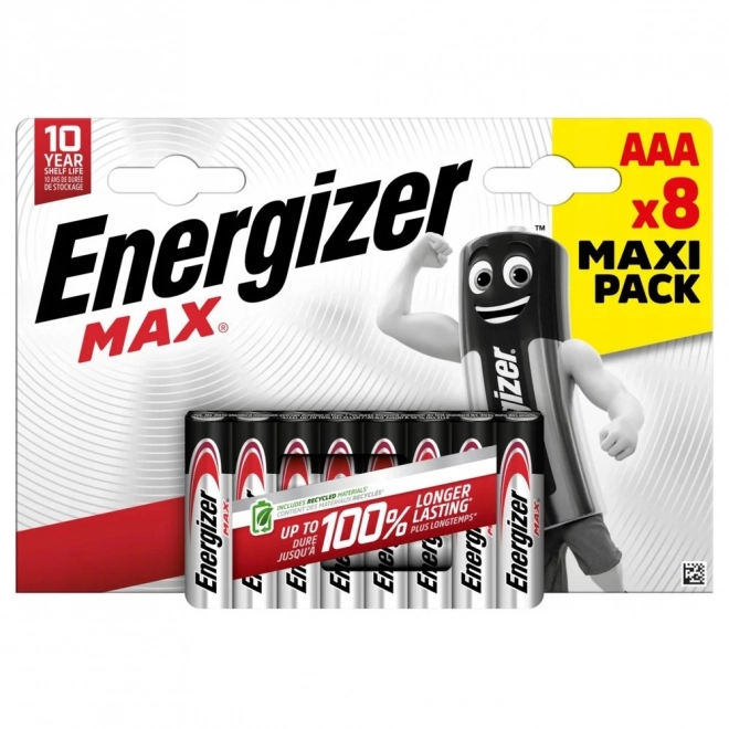 Alkáli AAA elemek Energizer Max 8 db