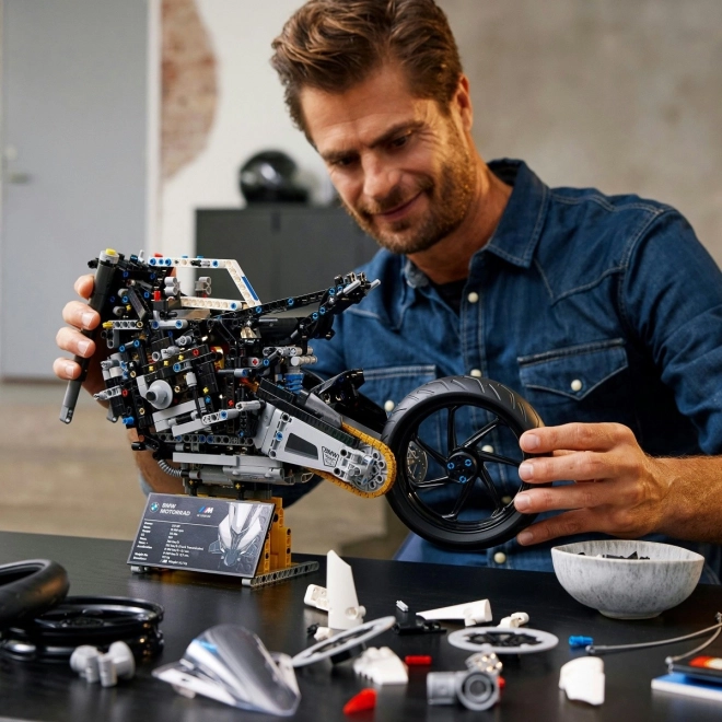 Lego technic bmw m 1000 rr motorkerékpár modell