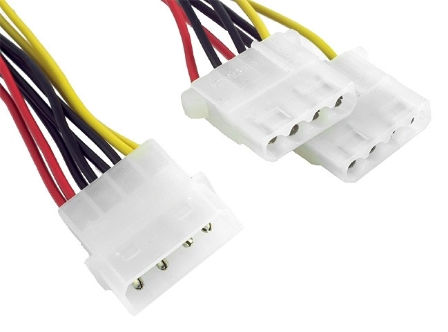 Molex tápkábel elosztó 1xMolex - 2xMolex