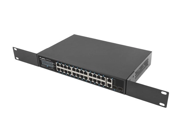 Lanberg Poe+ hálózati switch 24 porttal