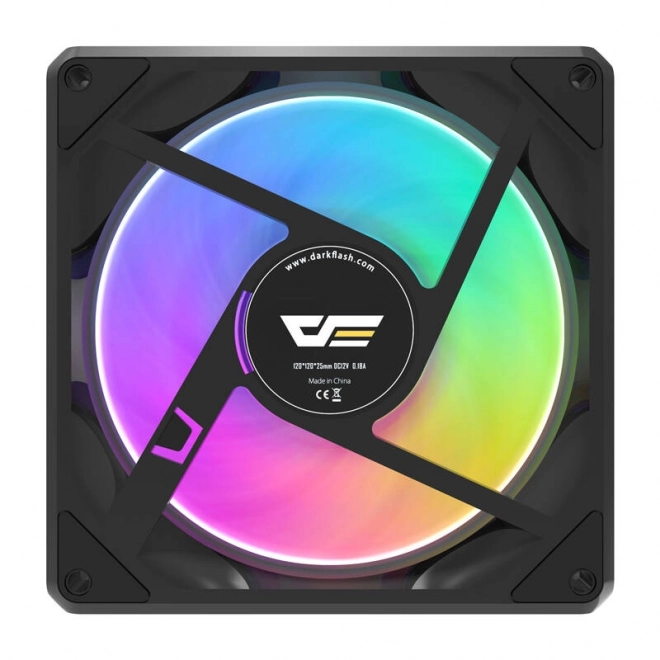 Számítógéphűtő ventilátor Darkflash Gauss RGB