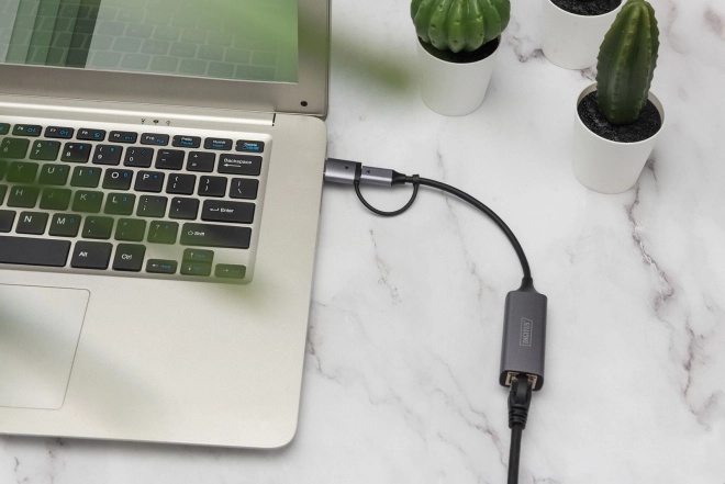 Usb-C és Usb-A vezetékes hálózati kártya