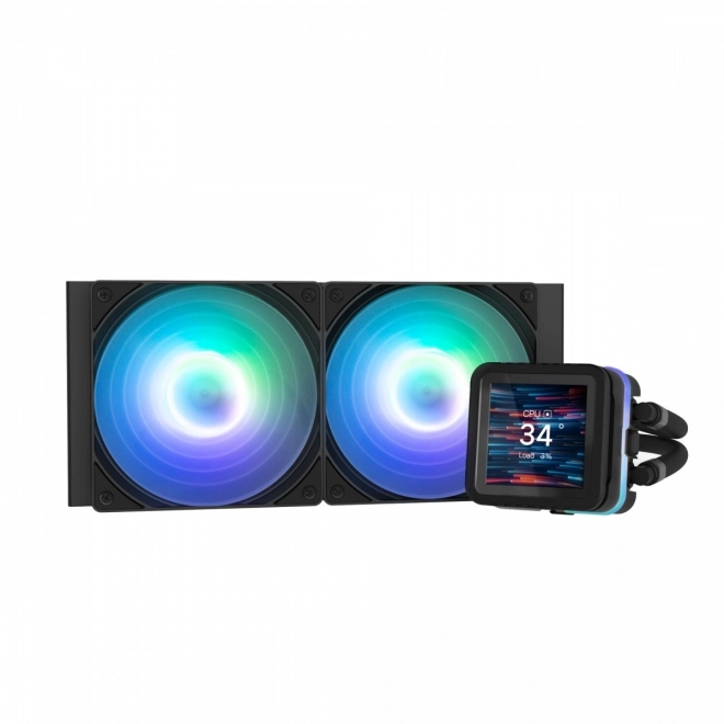 Alpha2 DS 240 mm CPU folyadékhűtő világítással