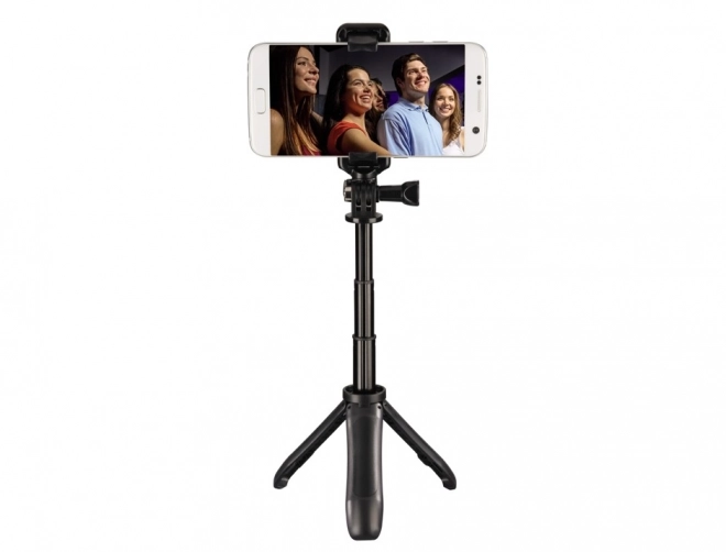 Mini statív okostelefonokhoz 20 cm fekete