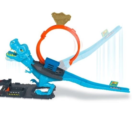 Hot Wheels City - T-Rex hurkos pálya készlet