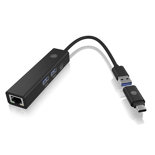 4 az 1-ben USB-C és LAN csatlakozó HUB