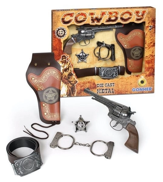 Gonher 5 darabos cowboy készlet