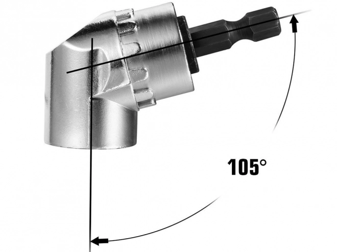 Szögfúró bit adapter hex tartóval