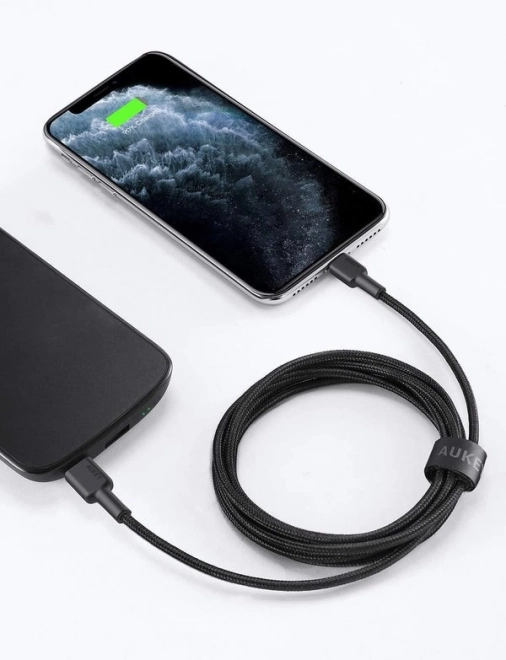 Nylon Lightning-USB C kábel 2m – AUKEY