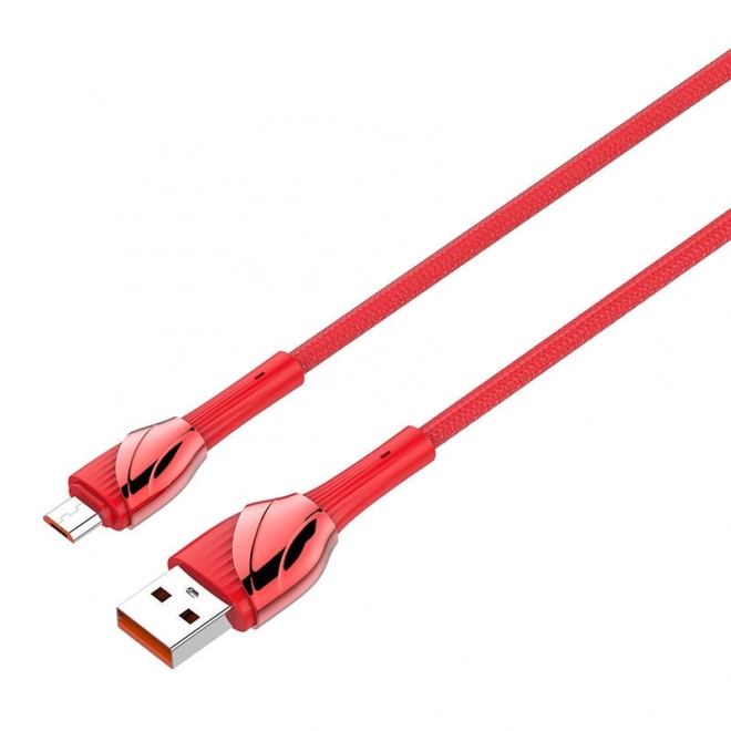 ldnio ls662 usb - micro usb kábel 2m, 30w piros