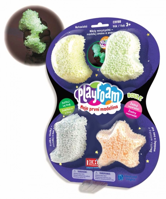 Playfoam Boule 4 darabos készlet fénylő