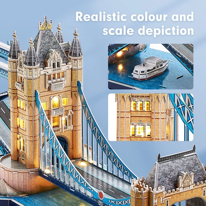 3D puzzle - Tower Bridge LED