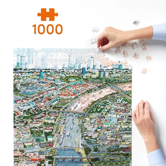 CzuCzu Puzzlove Varsó város 1000 darabos kirakó