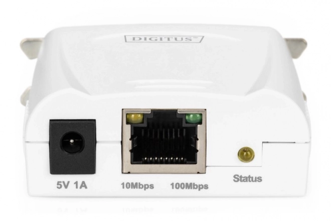 1 portos Fast Ethernet nyomtatószerver 1xLPT, 1xRJ-45