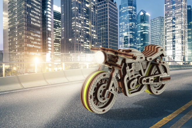 Fa 3D puzzle motor Café Racer