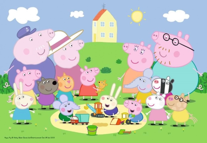 Peppa malac piknik Ravensburger puzzle gyerekeknek