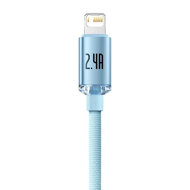 Baseus crystal shine usb kábel iP-hez, 2.4A, 1.2m