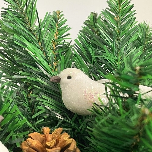 Dekoratív karácsonyi madár díszek klipsszel 2 darab