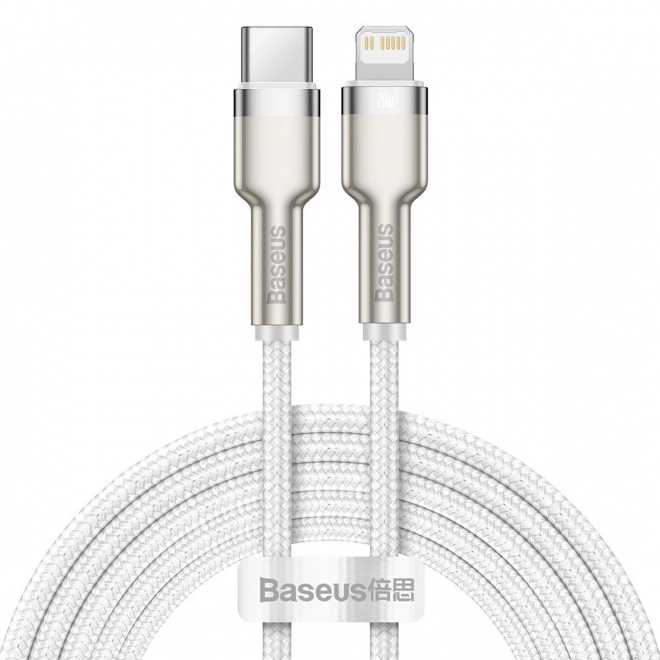 Baseus Cafule USB-C - Lightning kábel PD 20W 2m fehér