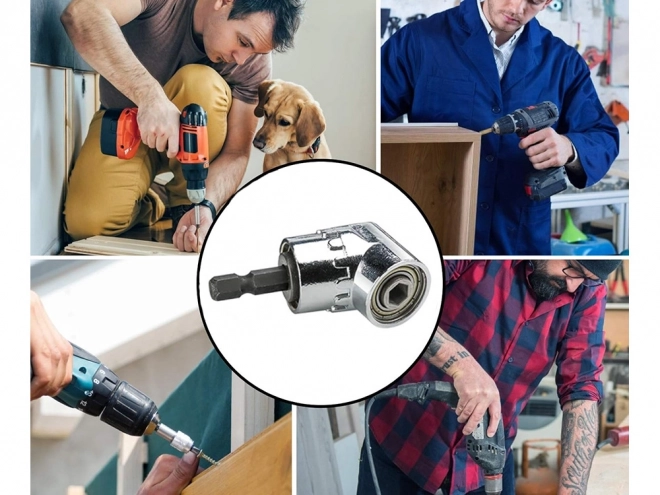 Szögfúró bit adapter hex tartóval