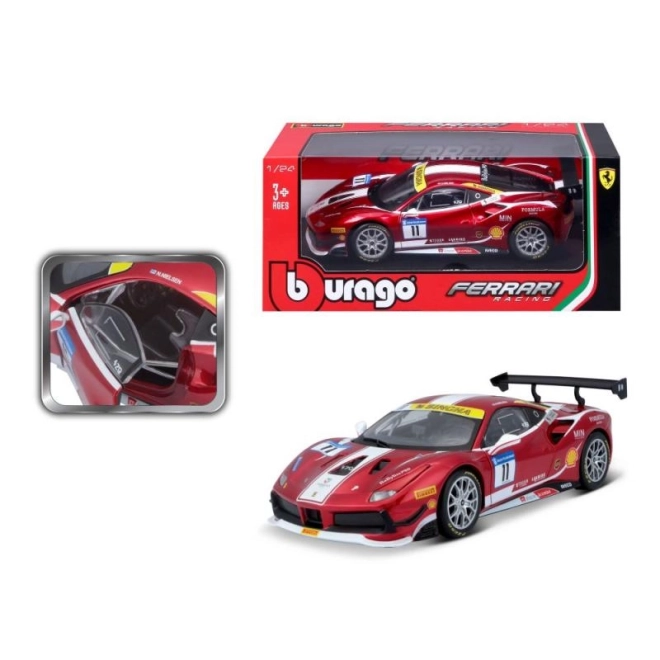 Ferrari versenyautó 488 Challenge 2017 modell