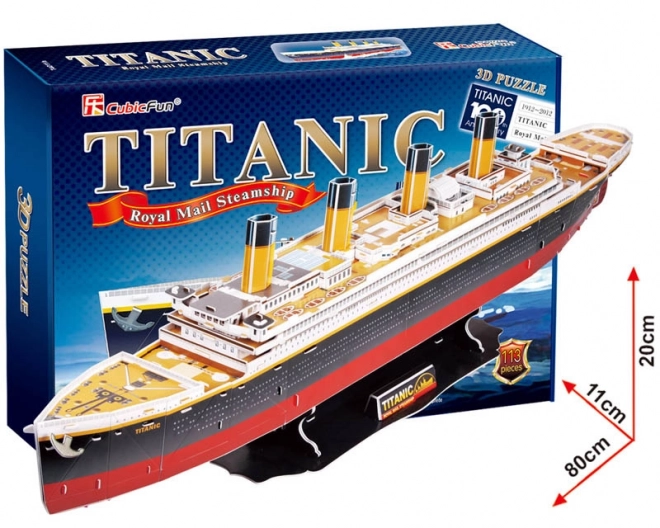 3D puzzle Titanic nagy készlet