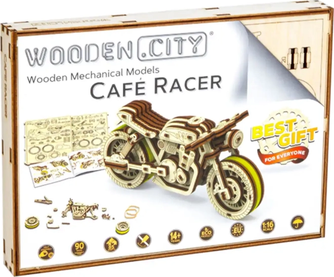 Fa 3D puzzle motor Café Racer