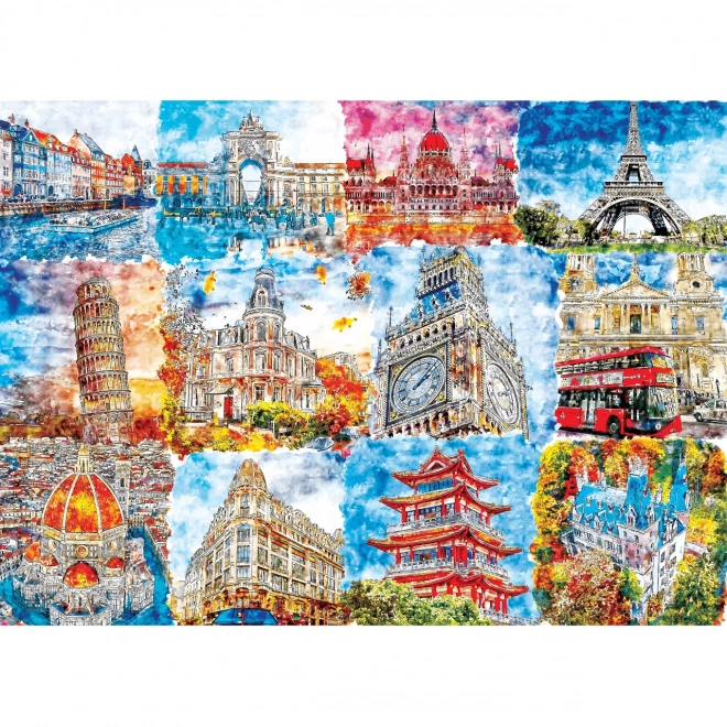 Agyfa Puzzle Színes Emlékek 1000 Darabos