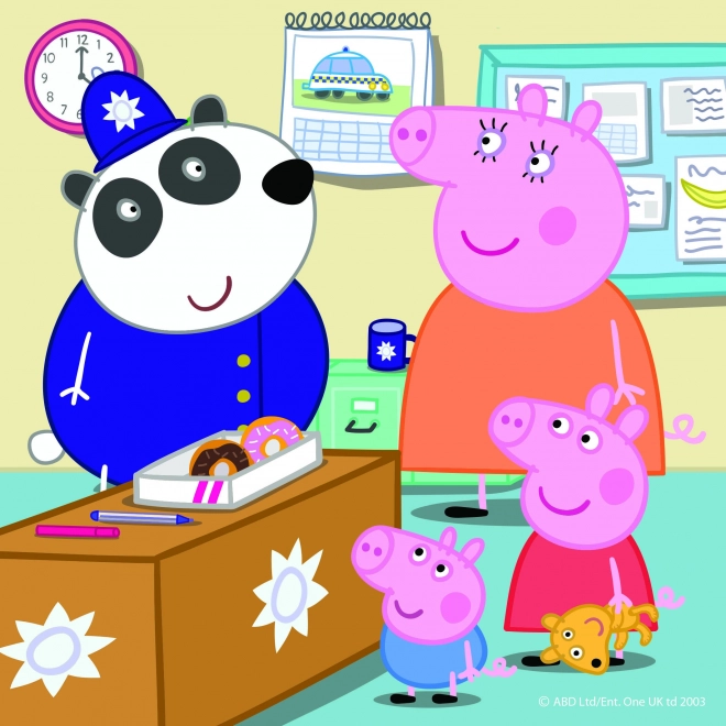Peppa malac puzzle 3x55 darab