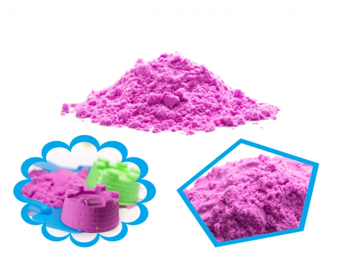 Zöld kinetikus homok 1 kg – Lila
