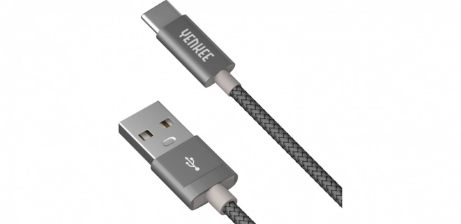 Nylonfonott Usb-C Töltő- És Adatkábel