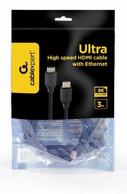 Ultra nagy sebességű HDMI kábel 8K Ethernet 3m