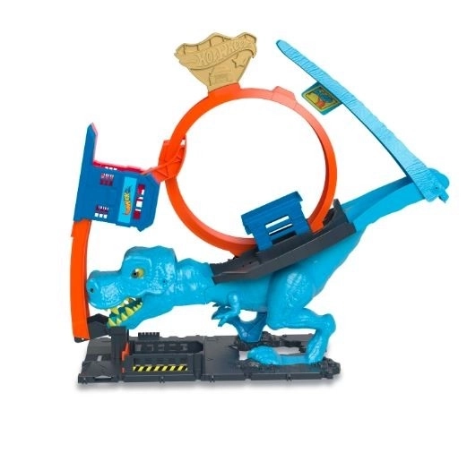 Hot Wheels City - T-Rex hurkos pálya készlet