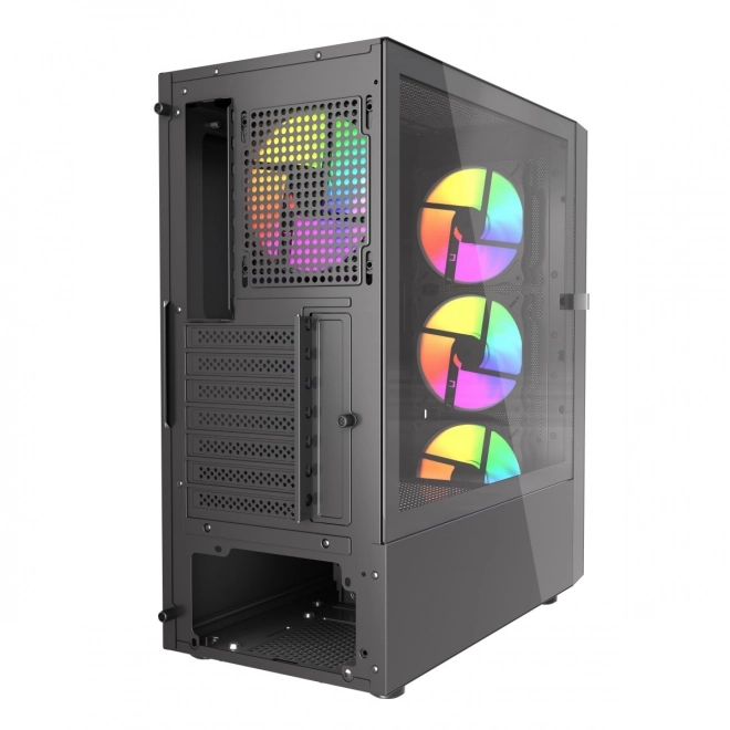 Midi torony Fornax 4300 ATX fekete