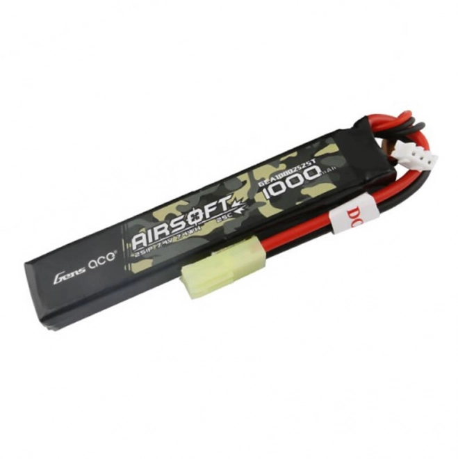 Gens Ace 25C 1000mAh Airsoft Akkumulátor Mini Tamiya Csatlakozóval