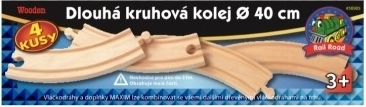Maxim hosszú kör alakú sín 4 db