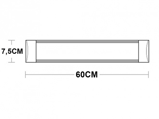 Led mennyezeti lámpatest 18W