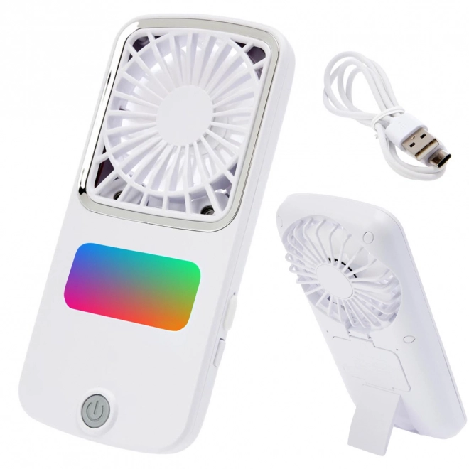 Mini kézi hordozható rgb ventilátor vízpermettel