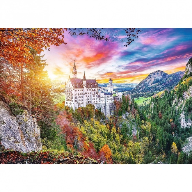 500 darabos puzzle Neuschwanstein kastély látkép