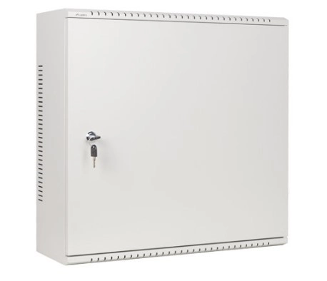 Lanberg alacsony profilú fali rack szekrény 19 hüvelykes 6U+3U szürke