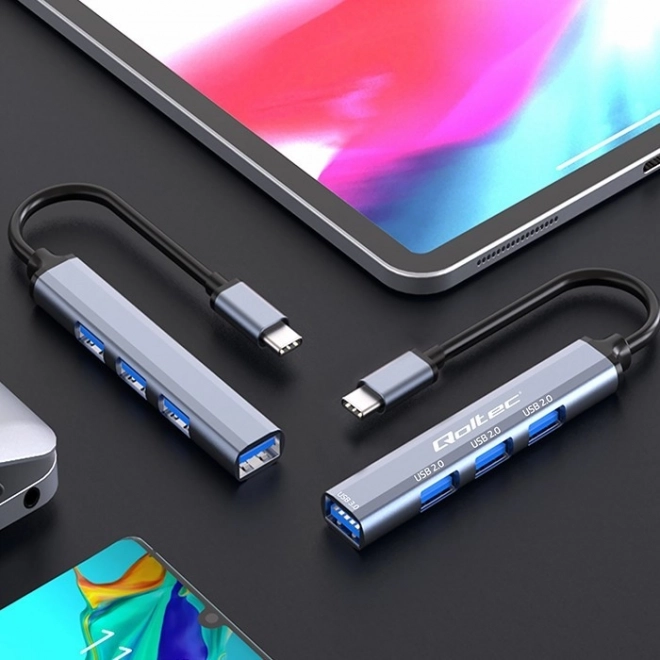 USB-C 3.1 HUB adapter 4 az 1-ben