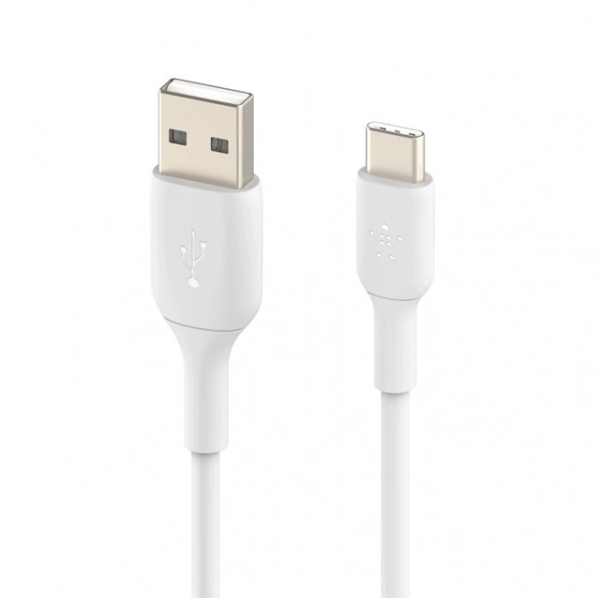 Pvc usb-c kábel usb-a 15 cm fehér