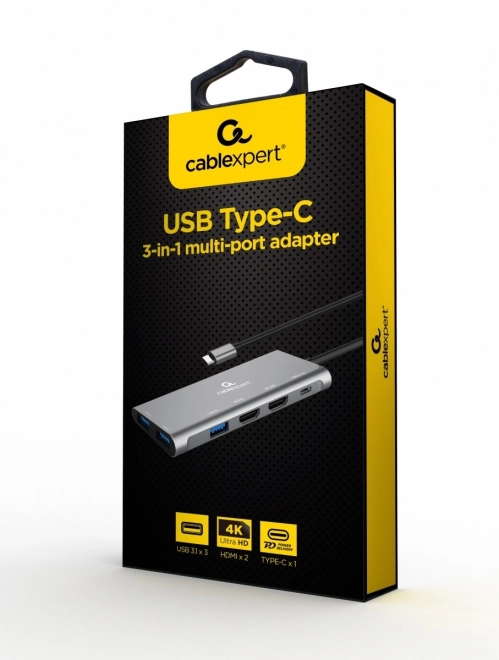Usb-C Hub Többportos Adapter Hdmi és Usb 3.0