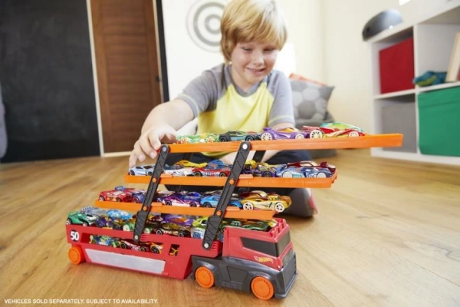 Mega Transporter Hot Wheels 50. évfordulója