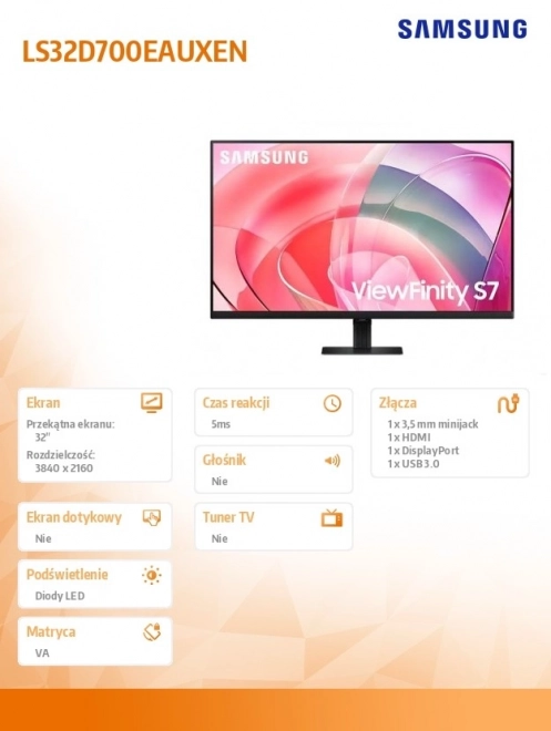 32 hüvelykes ViewFinity S70D monitor